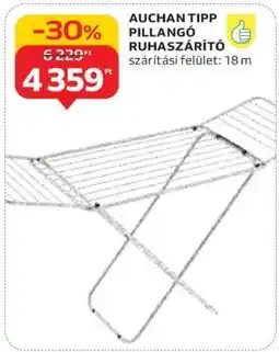 Auchan Auchan Tipp Pillangó Ruhaszárító ajánlat