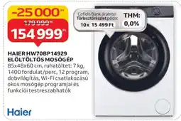 Auchan HAIER HW70BP14929 ELŐLTÖLTŐS MOSÓGÉP ajánlat