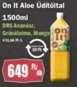 FullDiszkont On It Aloe Üdítőtal ajánlat