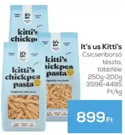 GRoby It's us Kitti's Csicseriborsó tészta ajánlat