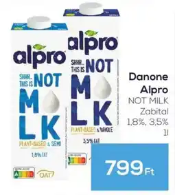 GRoby Danone Alpro NOT MILK Zabital ajánlat