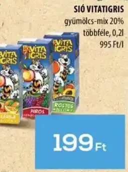 GRoby SIÓ VITATIGRIS gyümölcs-mix 20% ajánlat