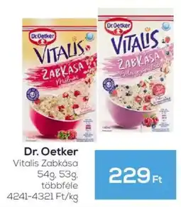 GRoby Dr. Oetker Vitalis Zabkása ajánlat