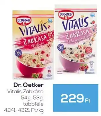 GRoby Dr. Oetker Vitalis Zabkása ajánlat