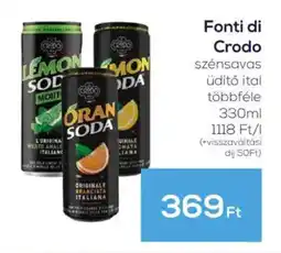 GRoby Fonti di Crodo szénsavas üdítő ital ajánlat