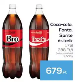GRoby Coca-cola, Fanta, Sprite és ízeik ajánlat