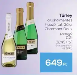 GRoby Törley alkoholmentes habzó ital, Gála, Charmant Doux pezsgő ajánlat