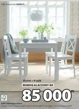 JYSK EJBY étkezőgarnitúra ajánlat