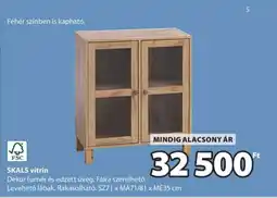 JYSK SKALS vitrin ajánlat