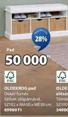 JYSK OLDEKROG pad ajánlat