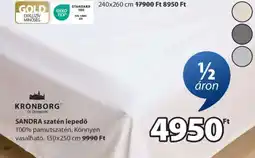 JYSK SANDRA szatén lepedő ajánlat