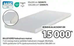JYSK BILLEFJORD habszivacs matrac ajánlat