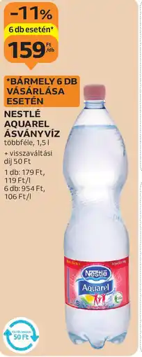 Auchan Nestlé Aquarel ásványvíz ajánlat