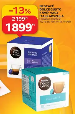 Auchan Nescafé Dolce Gusto kávé-, italkapszula ajánlat