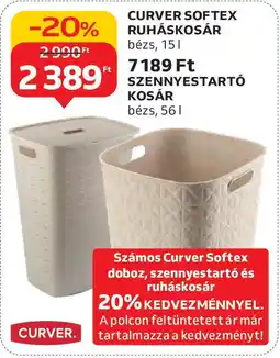 Auchan Curver Softex ruháskosár ajánlat