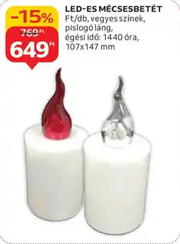 Auchan LED-es mécsesbetét ajánlat