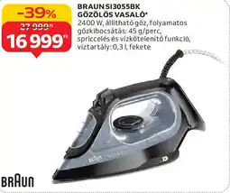Auchan Braun SI3055BK gözölős vasaló ajánlat