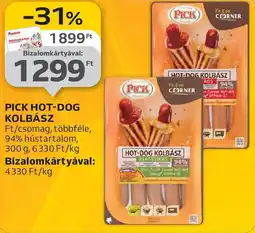 Auchan Pick Hot-Dog kolbász ajánlat