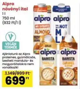 Interspar Alpro növényi ital ajánlat