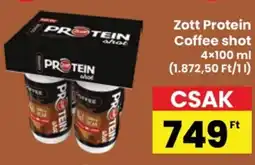 Interspar Zott Protein Coffee shot ajánlat