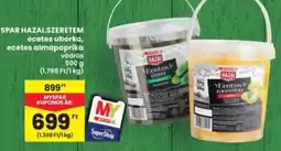 Interspar SPAR HAZAI.SZERETEM ecetes uborka, ecetes almapaprika ajánlat