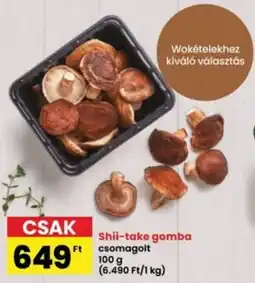Interspar Shii-take gomba ajánlat