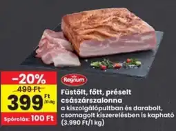 Interspar Regnum Füstölt, főtt, préselt császárszalonna ajánlat
