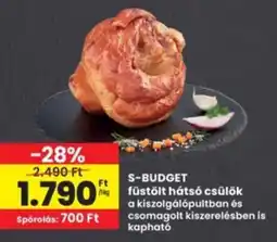 Interspar S-BUDGET füstölt hátsó csülök ajánlat