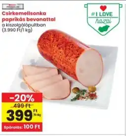 Interspar Csirkemellsonka paprikás bevonattal ajánlat