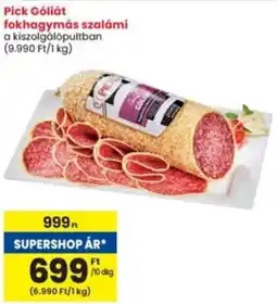 Interspar Pick Góliát fokhagymás szalámi ajánlat