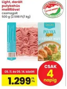 Interspar Light, darált pulykahús mellfilével ajánlat