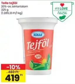 Interspar Tolle tejföl 20% ajánlat