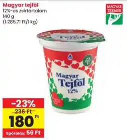 Interspar Magyar tejföl 12% ajánlat