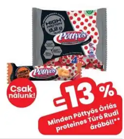 Interspar Pöttyös Óriás proteines Túró Rudi ajánlat