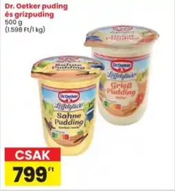 Interspar Dr. Oetker puding és grízpuding ajánlat