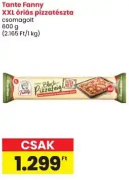Interspar Tante Fanny XXL óriás pizzatészta ajánlat