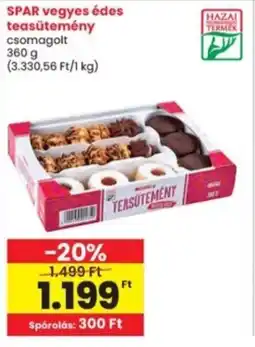 Interspar SPAR vegyes édes teasütemény ajánlat