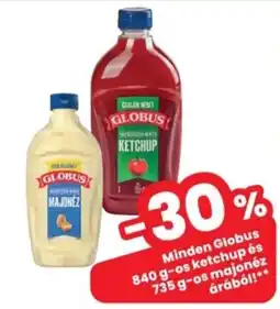 Interspar Globus ketchup és majonéz ajánlat