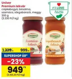 Interspar Univer Premium lekvár ajánlat