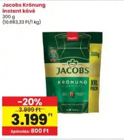 Interspar Jacobs Krönung instant kávé ajánlat