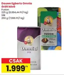 Interspar Douwe Egberts Omnia őrölt kávé ajánlat