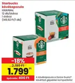 Interspar Starbucks kávékapszula ajánlat