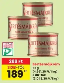 Interspar Sertésmájkrém ajánlat