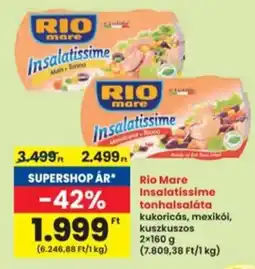 Interspar Rio Mare Insalatissime tonhalsaláta ajánlat