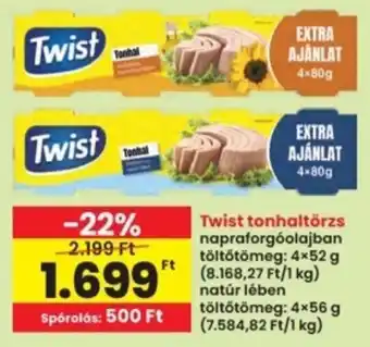 Interspar Twist tonhaltörzs ajánlat