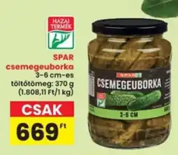 Interspar SPAR csemegeuborka ajánlat
