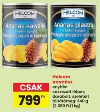 Interspar Helcom ananász ajánlat
