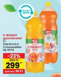 Interspar S-BUDGET gyümölcsital ajánlat