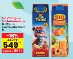 Interspar Sió Vitatigris, Sió Találkozások ajánlat