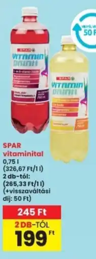 Interspar SPAR vitaminital ajánlat